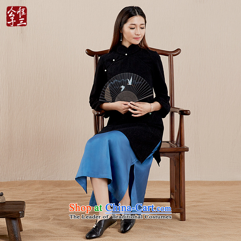 Cd 3 model, the Bodhisattvas brute Chinese cotton linen dresses robe tea serving original national qipao improved Tang Women's clothes RED M CD 3 water , , , shopping on the Internet