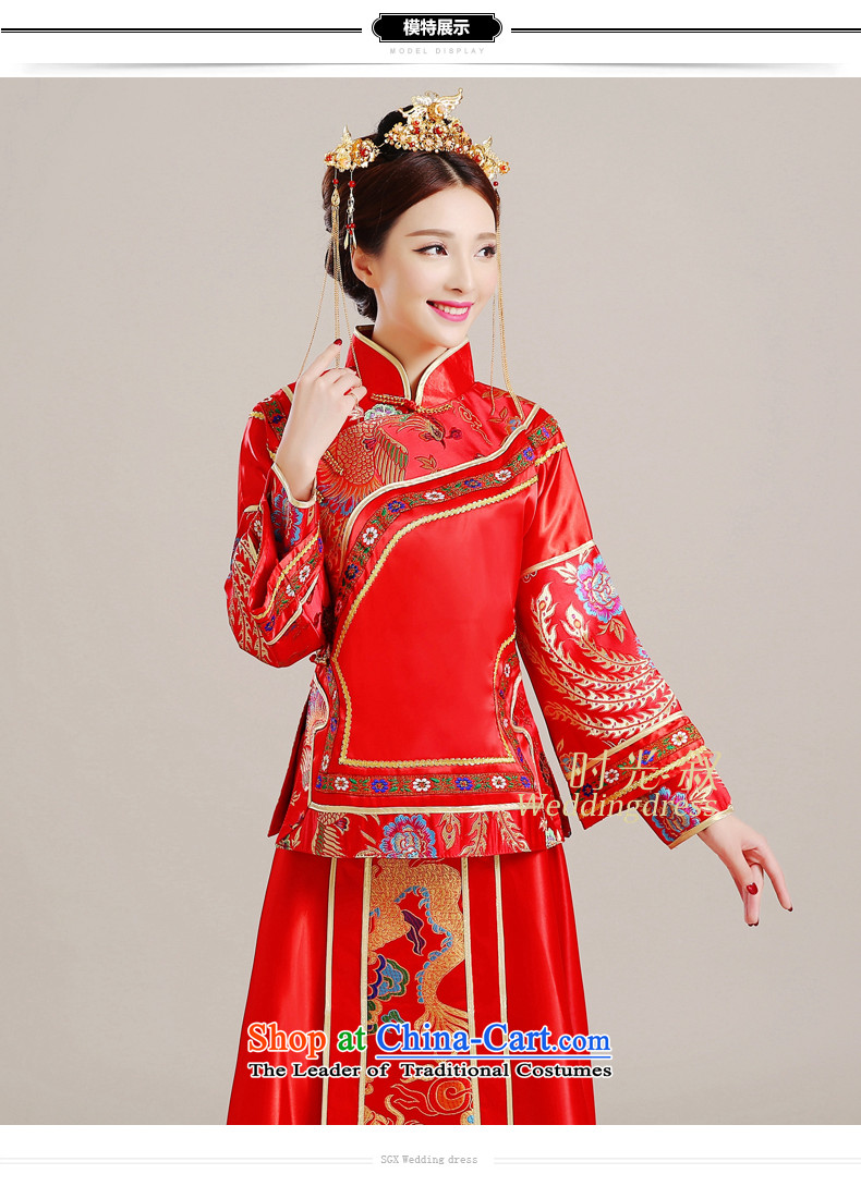 Time the new 2015-soo Syrian Wo Service qipao bride wedding gown marriage bows services fall embroidery Phoenix Chinese Dress large wedding pregnant woman with red Xs Picture, prices, brand platters! The elections are supplied in the national character of distribution, so action, buy now enjoy more preferential! As soon as possible.