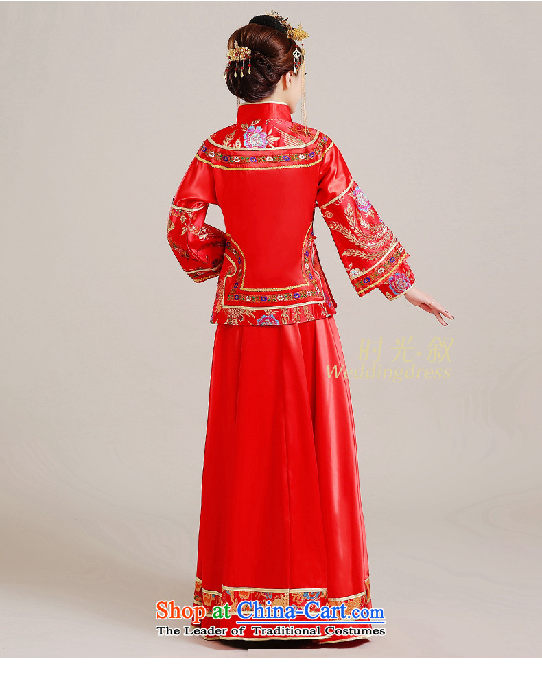 Time the new 2015-soo Syrian Wo Service qipao bride wedding gown marriage bows services fall embroidery Phoenix Chinese Dress large wedding pregnant woman with red Xs Picture, prices, brand platters! The elections are supplied in the national character of distribution, so action, buy now enjoy more preferential! As soon as possible.