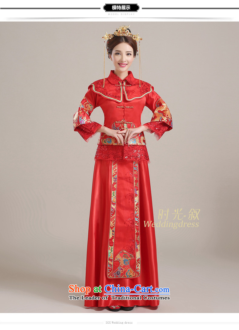 Miss Cyd Wo Service Time Syrian brides dress red Chinese Antique bows to the autumn and winter wedding dress qipao Soo kimono longfeng marriage use red S picture, prices, brand platters! The elections are supplied in the national character of distribution, so action, buy now enjoy more preferential! As soon as possible.
