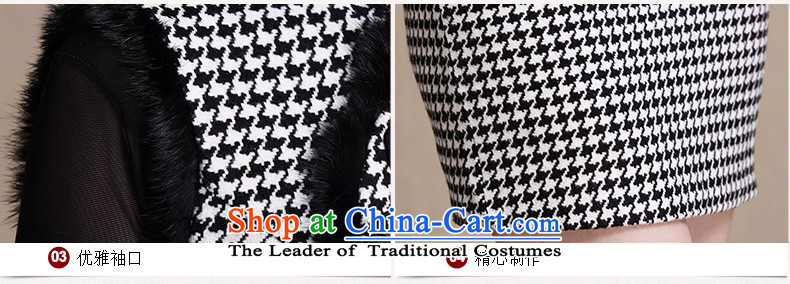 Yuan of thousands of birds, 2015 winter clothes for improved day-to-gross qipao cheongsam dress new Stylish retro-thick cheongsam dress Y3222 picture color pictures, prices, XL brand platters! The elections are supplied in the national character of distribution, so action, buy now enjoy more preferential! As soon as possible.