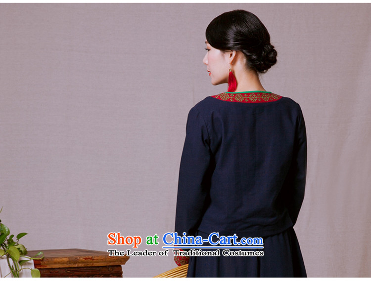 In particular, the new 2015-keun of ethnic women fall inside the Chinese Tang dynasty improved retro female clothes China wind Han-blue L picture, prices, brand platters! The elections are supplied in the national character of distribution, so action, buy now enjoy more preferential! As soon as possible.
