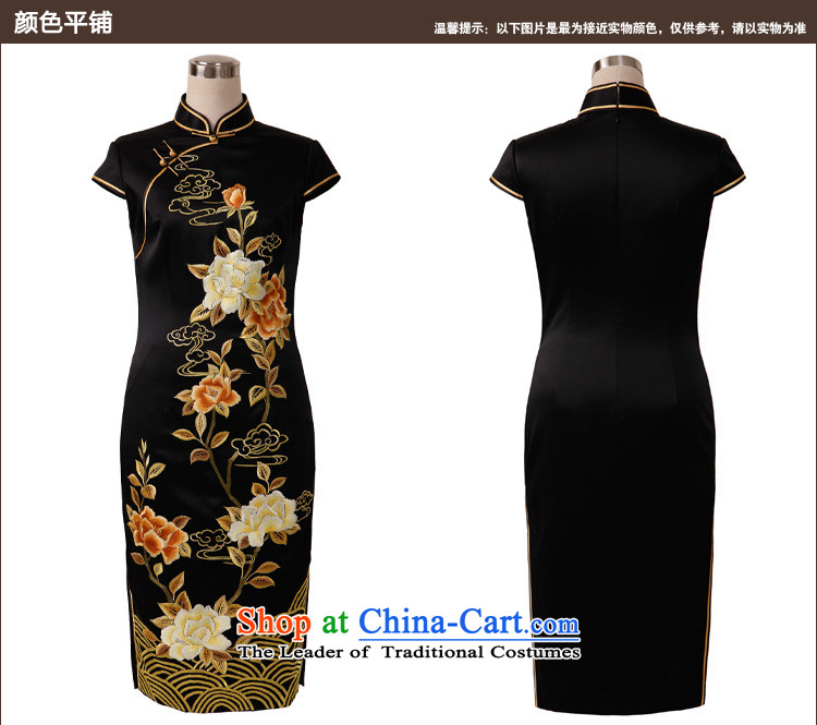 Love of birds ink bush autumn and winter 2015 New Chinese Antique style heavyweight silk embroidery cheongsam dress QD921 figure XL Photo, prices, brand platters! The elections are supplied in the national character of distribution, so action, buy now enjoy more preferential! As soon as possible.