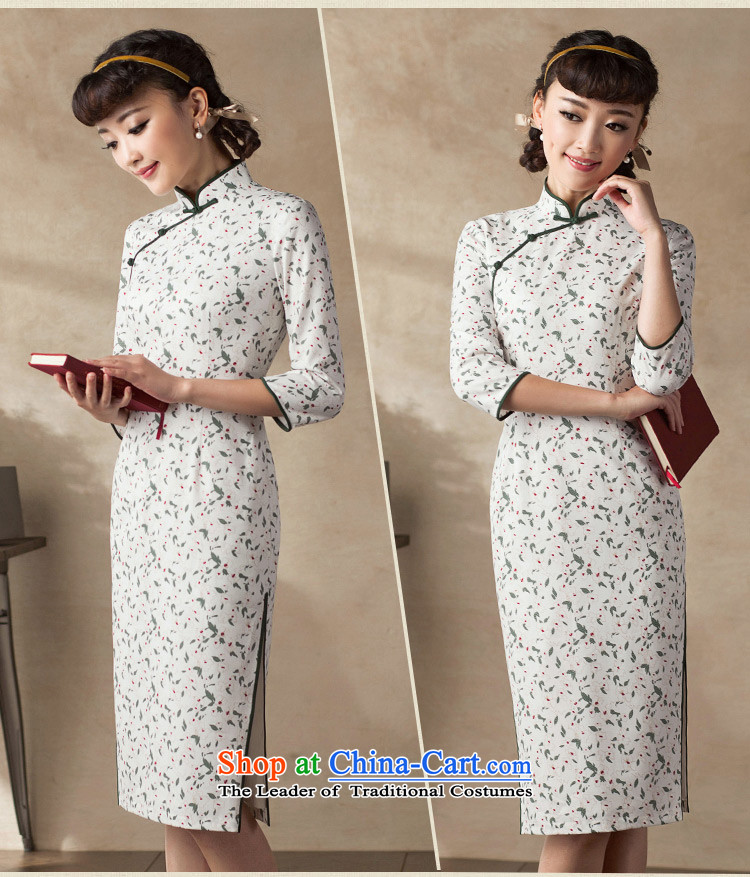 A Pinwheel Without Wind recalled that Chi Yat new cheongsam 2015 Summer 7 cuff cheongsam dress ethnic retro autumn) qipao Doi green XL Photo, prices, brand platters! The elections are supplied in the national character of distribution, so action, buy now enjoy more preferential! As soon as possible.