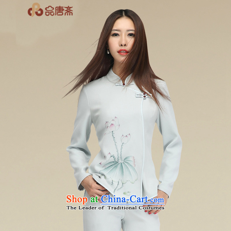 No. of Ramadan Tang Dynasty Ms. Tang Chiu-load of ethnic Chinese cheongsam dress shirt map color L, No. Tang Ramadan , , , shopping on the Internet