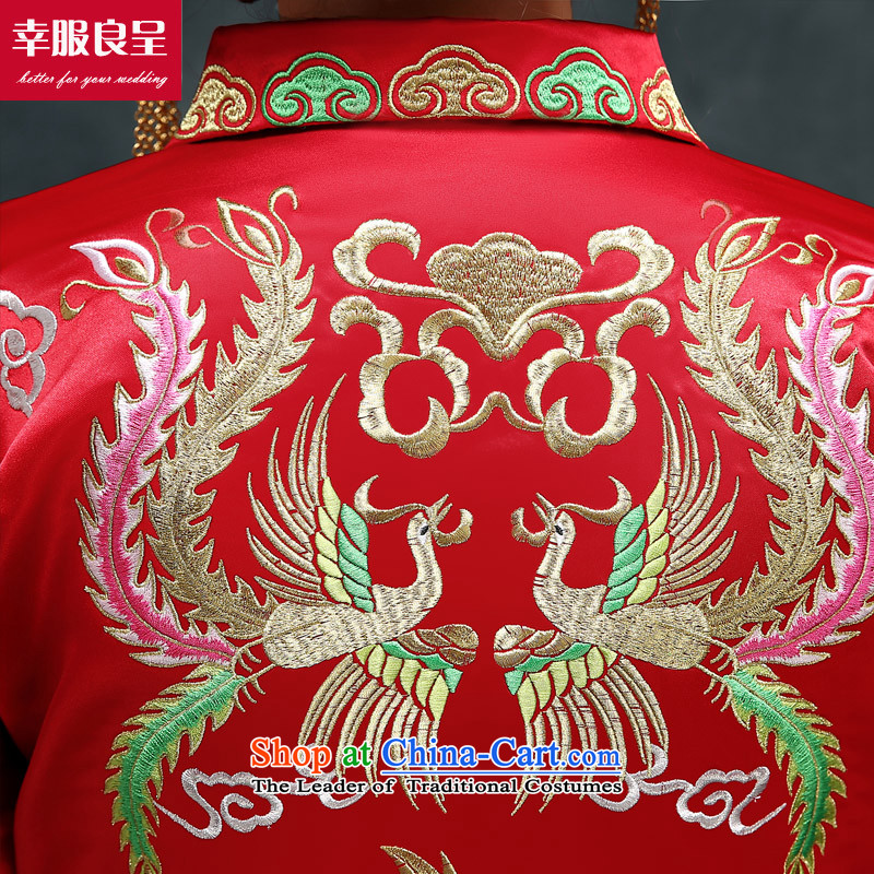 2015 New Chinese Sau Wo service-soo kimono gown marriage bows Service Bridal Services for autumn and winter, Hei cheongsam wedding gown Soo Wo Service +98 Million Head Ornaments , L, a service-leung , , , shopping on the Internet