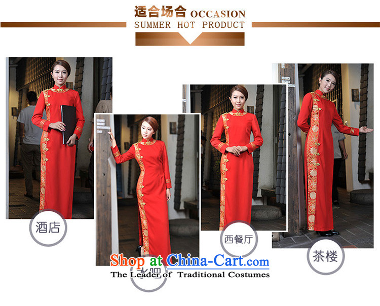 Yi Tong at the reception of the hotel's clothing Fall/Winter Collections female reception courtesy service qipao female Chinese Tang dynasty women S pictures, price red, brand platters! The elections are supplied in the national character of distribution, so action, buy now enjoy more preferential! As soon as possible.