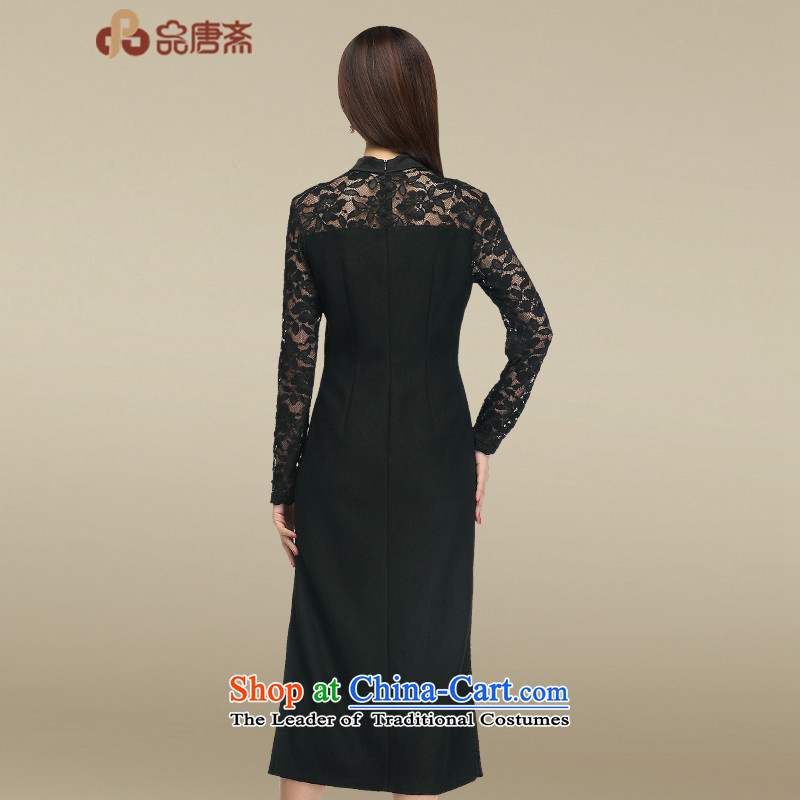 No. Tang lace cheongsam dress Ramadan 2015 new cheongsam retro long black XL, Tang Ramadan , , , No. shopping on the Internet