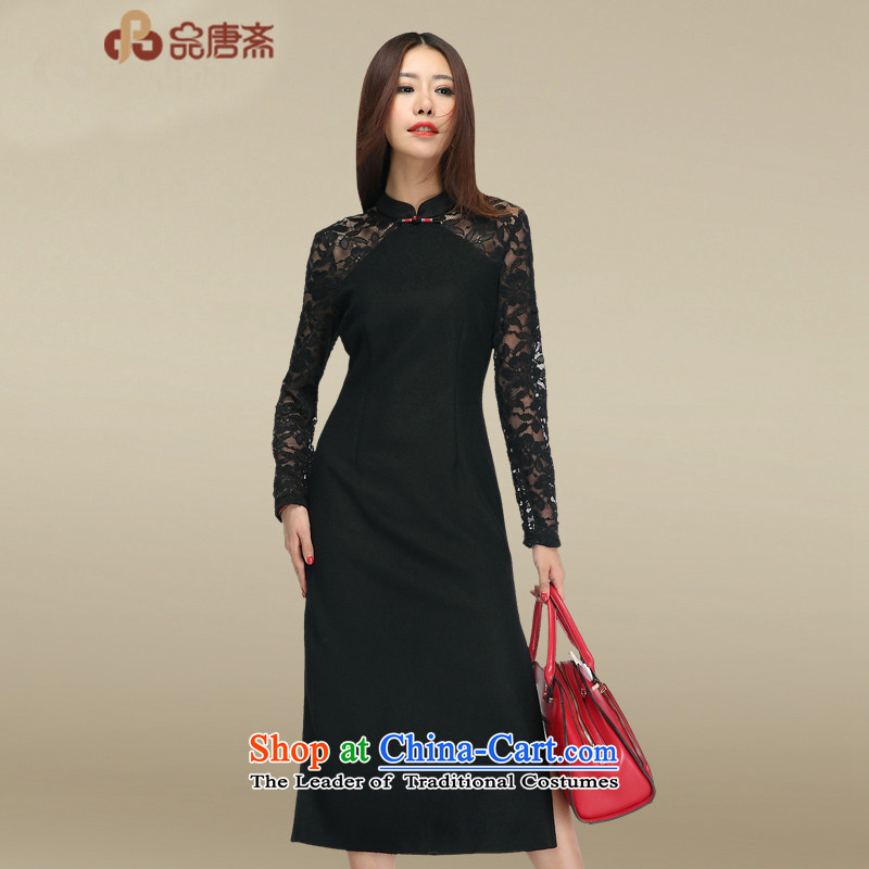 No. Tang lace cheongsam dress Ramadan 2015 new cheongsam retro long black XL, Tang Ramadan , , , No. shopping on the Internet