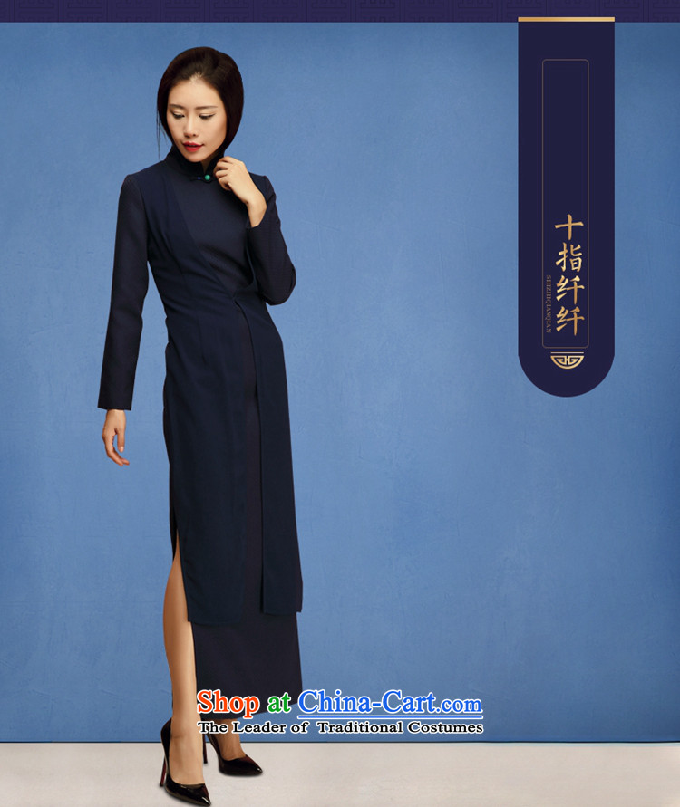 No. Tang Ramadan cheongsam dress 2015 autumn and winter new women's day-to-day long-sleeved retro style Tang dynasty cheongsam dress improved picture color pictures, prices, XL brand platters! The elections are supplied in the national character of distribution, so action, buy now enjoy more preferential! As soon as possible.