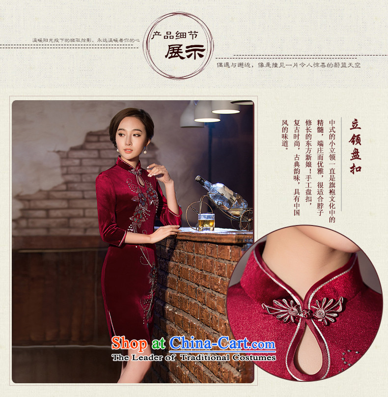 Rain Coat 2015 autumn is new larger video thin retro improved daily girls short-sleeved qipao package and Sau San female dresses QP7131 BLUE S picture, prices, brand platters! The elections are supplied in the national character of distribution, so action, buy now enjoy more preferential! As soon as possible.