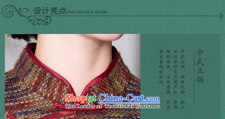 According to 2015 ms 歆 ink new 7 cuff qipao autumn replacing retro style qipao skirts, improvement of knitting cheongsam dress QD271 picture color pictures, prices, XL brand platters! The elections are supplied in the national character of distribution, so action, buy now enjoy more preferential! As soon as possible.