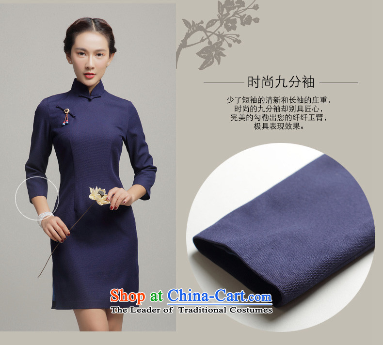 2015 Autumn 7475 migratory Bong-load new retro style qipao qipao retro long-sleeved dresses banquet dress DQ15213 RED S picture, prices, brand platters! The elections are supplied in the national character of distribution, so action, buy now enjoy more preferential! As soon as possible.