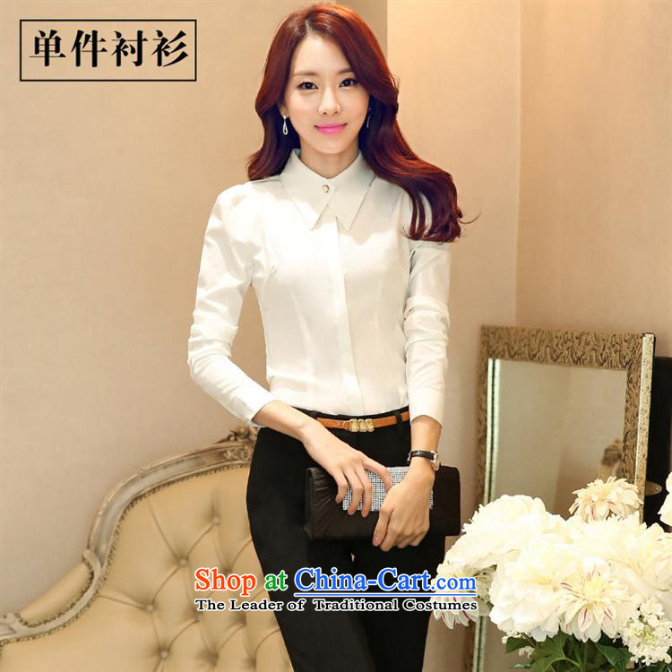 Orange Tysan * minimalist long-sleeved white shirts female clothes OL attire shirts large stylish and elegant ladies 15905 new white shirt + (Picture) S pants, prices, brand platters! The elections are supplied in the national character of distribution, so action, buy now enjoy more preferential! As soon as possible.