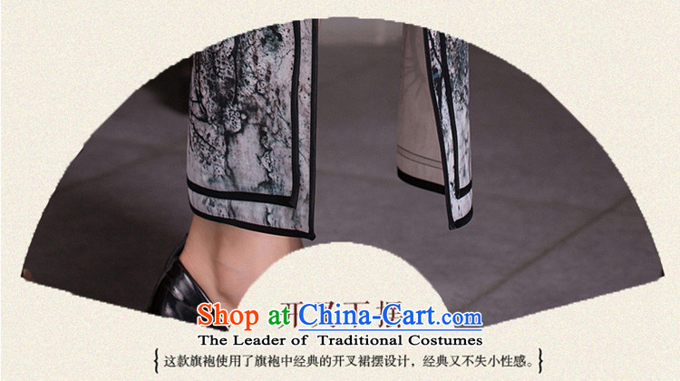 The Night Of 2015 Resiliency 歆 long qipao autumn new) Ms. long cheongsam dress cheongsam dress QD274 Stylish retro picture color pictures, prices, XXL brand platters! The elections are supplied in the national character of distribution, so action, buy now enjoy more preferential! As soon as possible.