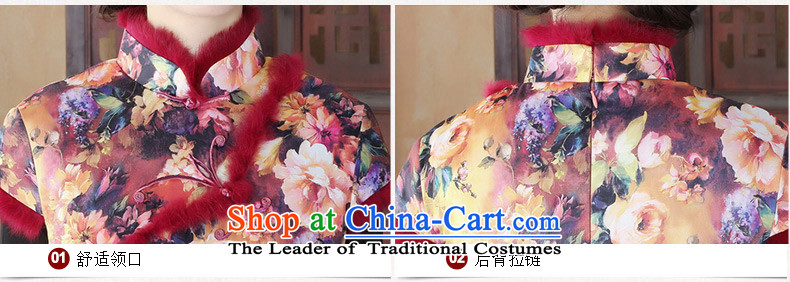 Yuan of flower new cheongsam dress whispering Stylish retro improved cheongsam dress gross for warm thick, Choo replacing female Y3127 qipao suit XXL picture, prices, brand platters! The elections are supplied in the national character of distribution, so action, buy now enjoy more preferential! As soon as possible.