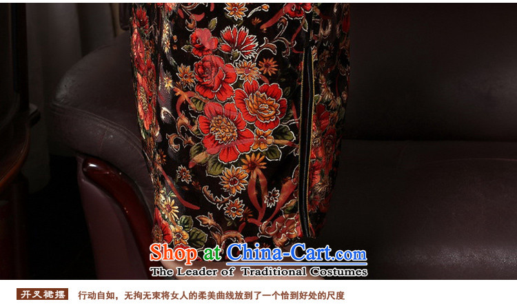 Mr Yuen so gratefully 2015 Kim Choo load improved qipao scouring pads in older cheongsam dress retro fitted cheongsam dress mother temperament Y3118 picture color L photo, prices, brand platters! The elections are supplied in the national character of distribution, so action, buy now enjoy more preferential! As soon as possible.