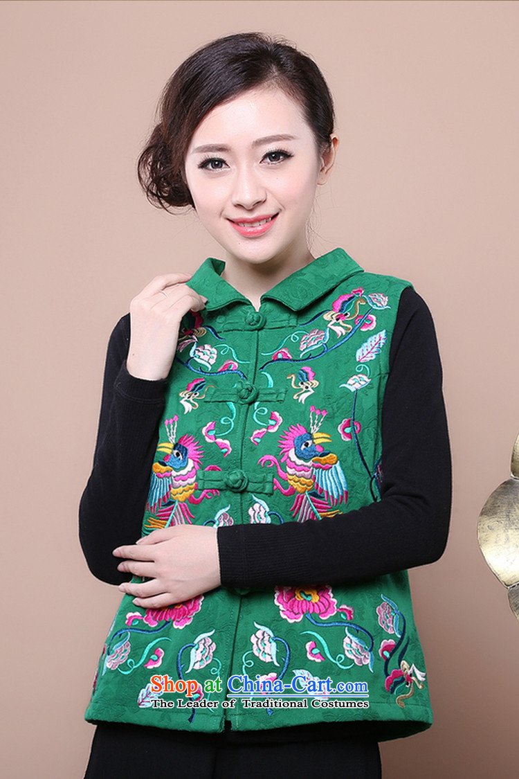 On the  load spring and autumn 2015, Tang Dynasty Large older Ms. embroidery Kampala shoulder ma folder vests, a girl of ethnic Chinese women's Red M picture, prices, brand platters! The elections are supplied in the national character of distribution, so action, buy now enjoy more preferential! As soon as possible.