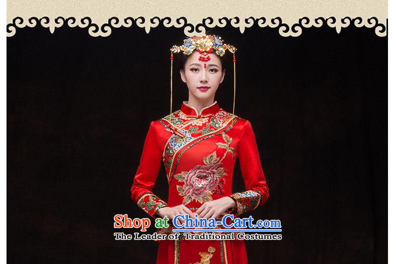 The bride-soo Wo Service bridal dresses Soo-load wo costume kimono bride wedding dress Chinese style wedding services marriage qipao toasting champagne bows services red , prices, picture XL brand platters! The elections are supplied in the national character of distribution, so action, buy now enjoy more preferential! As soon as possible.