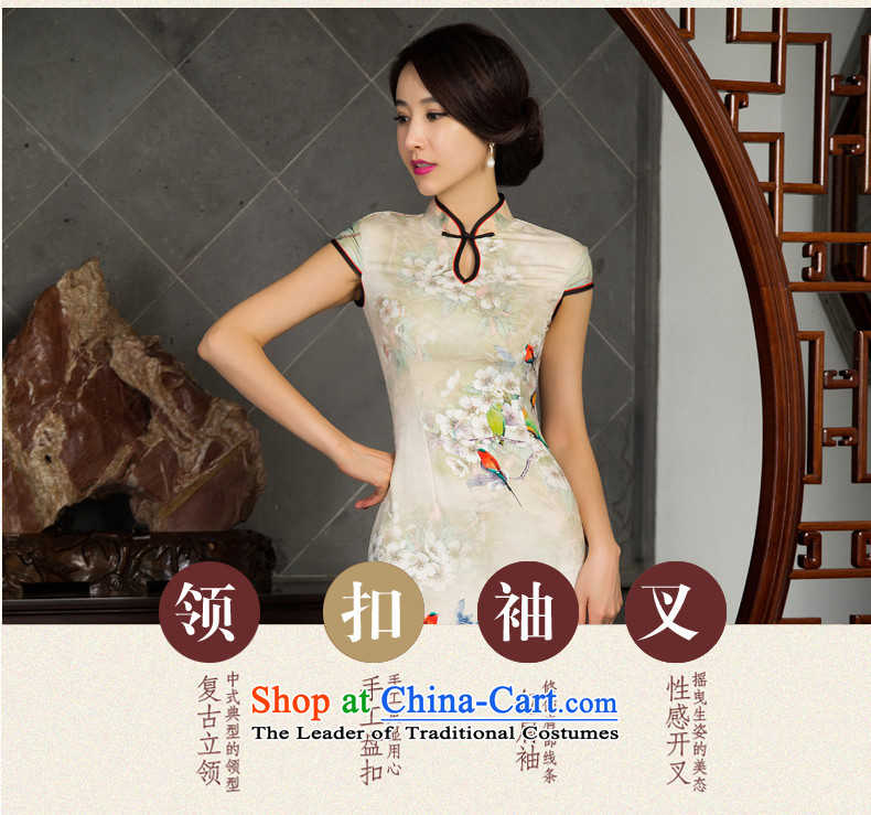 Yuan of birds in 2015 Long cheongsam dress new fall inside qipao improved retro style qipao gown M11024 Ms. long picture color pictures, prices, XL brand platters! The elections are supplied in the national character of distribution, so action, buy now enjoy more preferential! As soon as possible.
