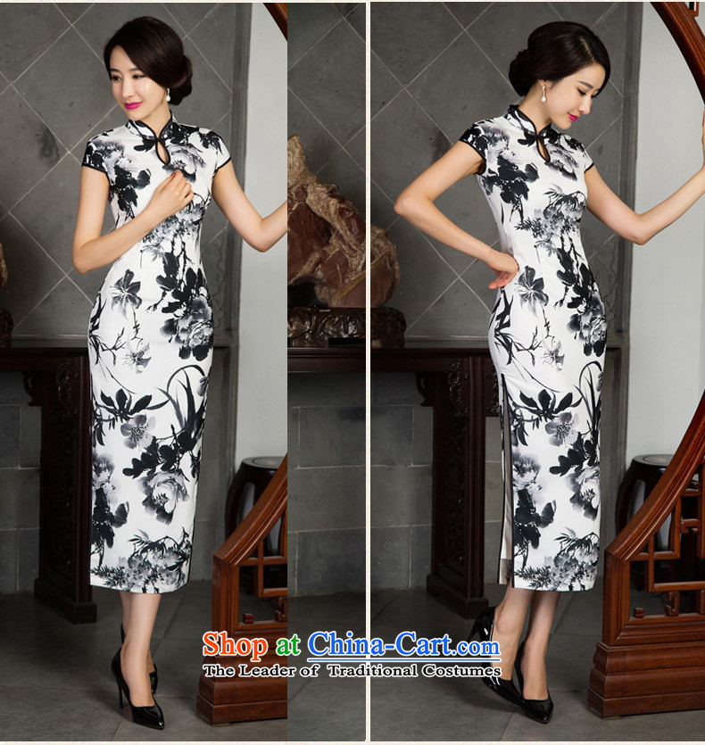 Mr Yuen Long bamboo ink autumn of qipao improvement by replacing long long cheongsam dress retro look like new stylish cheongsam dress M11022 Ms. picture color L photo, prices, brand platters! The elections are supplied in the national character of distribution, so action, buy now enjoy more preferential! As soon as possible.