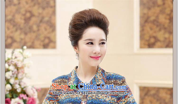 The Black Butterfly saika retro-fit Women's older autumn NEW SHIRT female middle-aged moms large long-sleeved blue L picture, prices, brand platters! The elections are supplied in the national character of distribution, so action, buy now enjoy more preferential! As soon as possible.