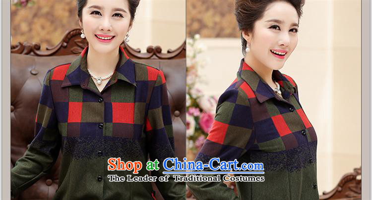 The Black Butterfly Older Women fall of leisure new long-sleeved shirt lapel large graphics load mother thin green shirt 4XL Photo, prices, brand platters! The elections are supplied in the national character of distribution, so action, buy now enjoy more preferential! As soon as possible.