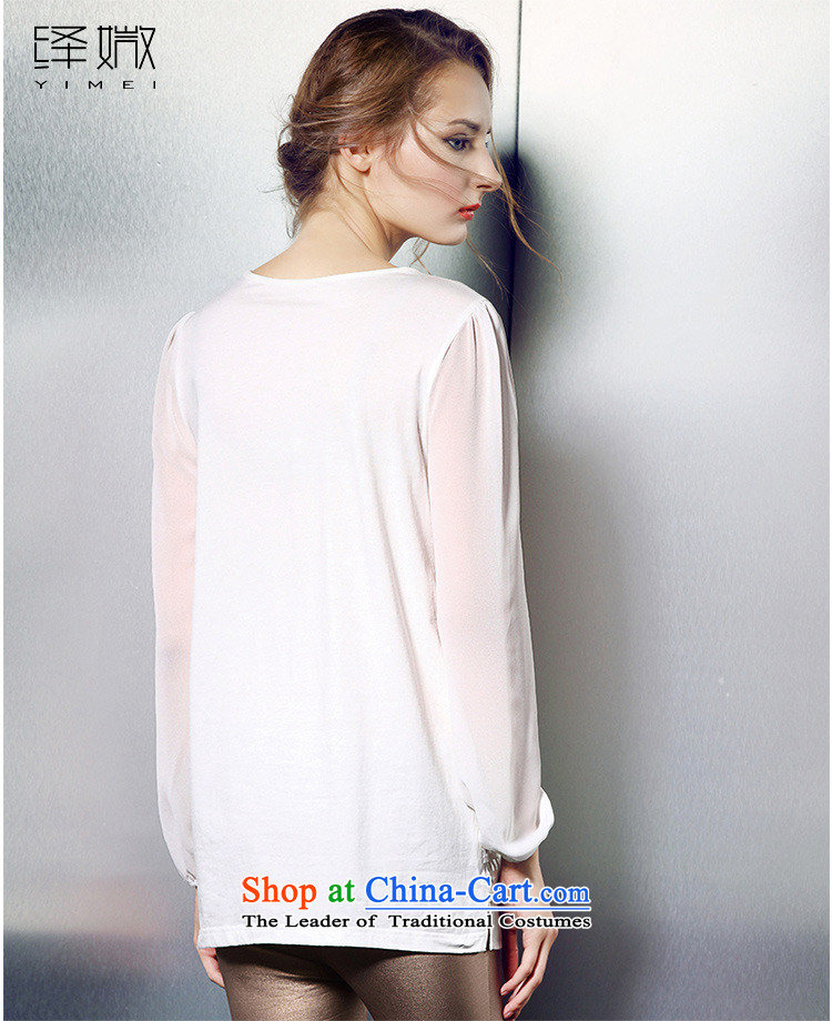 The European Women's site Hamilton new fall inside Europe XL T-shirt with round collar Sau San water-soluble flower white long-sleeved shirt XXL picture, prices, brand platters! The elections are supplied in the national character of distribution, so action, buy now enjoy more preferential! As soon as possible.