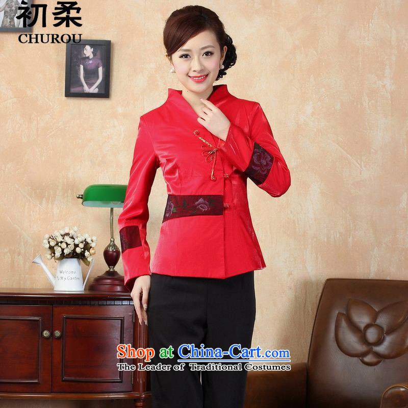 The early autumn 2015, Sophie women of ethnic Chinese, Sau San Tong boxed long-sleeved video thin cheongsam dress shirt autumn female qipao XXL, red T-shirt early Sophie , , , shopping on the Internet
