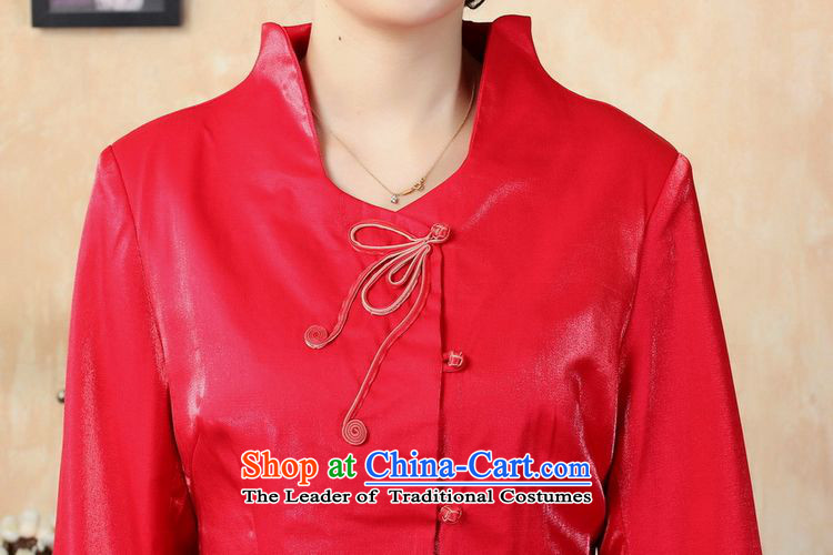 The early autumn 2015, Sophie women of ethnic Chinese, Sau San Tong replacing elegant qipao long-sleeved shirt with female red T-shirt qipao autumn XXL picture, prices, brand platters! The elections are supplied in the national character of distribution, so action, buy now enjoy more preferential! As soon as possible.