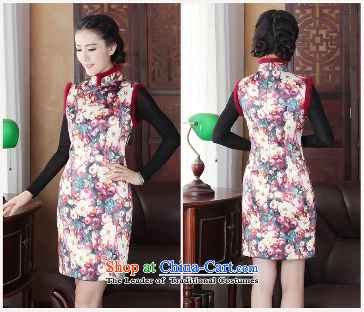 The Winter 2015 retro valin 歆 cheongsam dress Warm for gross cotton cheongsam dress Ms. Clip Fall/Winter Collections thick robe improved picture color 1 Y3126 QIPAO XXL picture, prices, brand platters! The elections are supplied in the national character of distribution, so action, buy now enjoy more preferential! As soon as possible.
