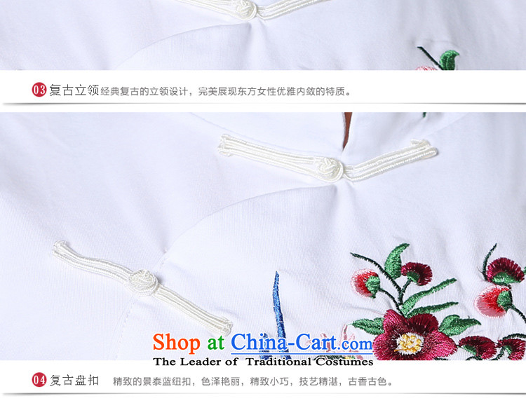 The pro-am new cheongsam shirt autumn and winter long-sleeved Chinese Antique style everyday improved nation Sau San Wind White M picture, prices, brand platters! The elections are supplied in the national character of distribution, so action, buy now enjoy more preferential! As soon as possible.