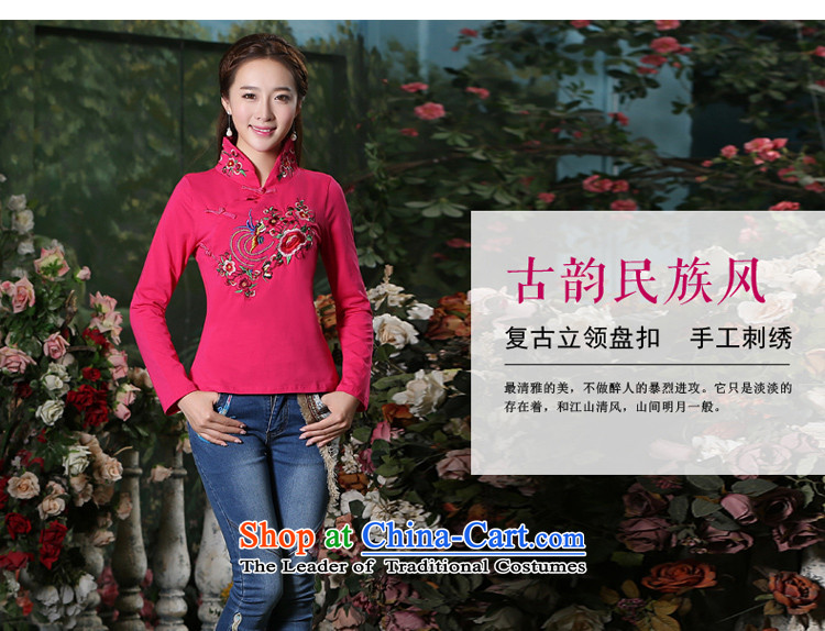 The pro-am 2015 Autumn new women's long-sleeved T-shirt qipao cotton Chinese daily improved Han-tang gown of ethnic better Red 2XL Photo, prices, brand platters! The elections are supplied in the national character of distribution, so action, buy now enjoy more preferential! As soon as possible.