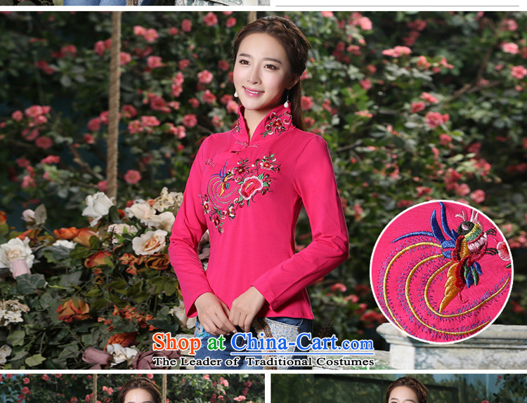 The pro-am 2015 Autumn new women's long-sleeved T-shirt qipao cotton Chinese daily improved Han-tang gown of ethnic better Red 2XL Photo, prices, brand platters! The elections are supplied in the national character of distribution, so action, buy now enjoy more preferential! As soon as possible.