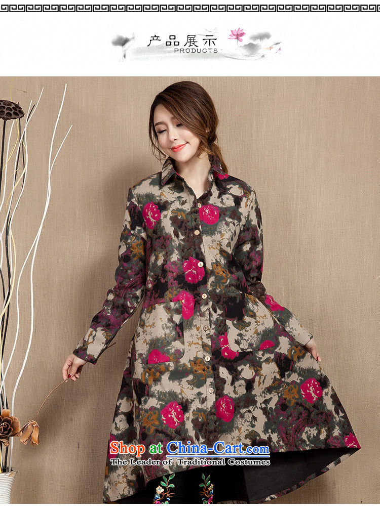 Tang Dynasty JIEYA-WOLF, female spring and fall long-sleeved cotton linen stylish ethnic popular) Long, Ms. Tang pink L picture, prices, brand platters! The elections are supplied in the national character of distribution, so action, buy now enjoy more preferential! As soon as possible.
