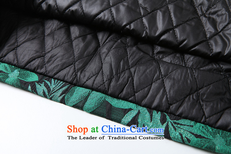 Mano-hwan's autumn and winter new women's improved stylish spell gross sleeveless folder not open COTTON SHORT QIPAO QF141013's dark green M picture, prices, brand platters! The elections are supplied in the national character of distribution, so action, buy now enjoy more preferential! As soon as possible.