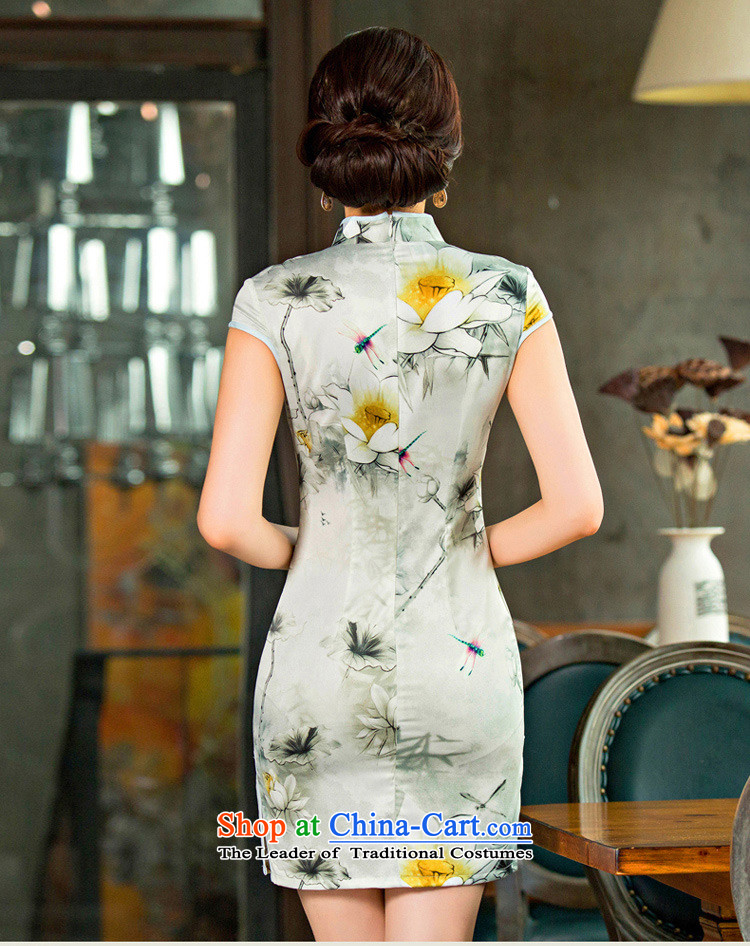 I should be grateful if you would have the cross-sa 2015 improved qipao ink skirt new stylish retro fitted qipao improved Ms. Qiu cheongsam dress Q244 7 double-decker) S picture sleeves, prices, brand platters! The elections are supplied in the national character of distribution, so action, buy now enjoy more preferential! As soon as possible.