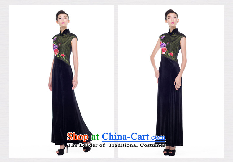 The improvement of qipao wood really new Fall 2015 installed high-end banquet scouring pads embroidery large long gown 43226 01 Black M picture, prices, brand platters! The elections are supplied in the national character of distribution, so action, buy now enjoy more preferential! As soon as possible.