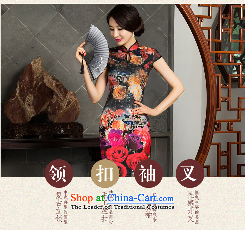 The cross-sa Lok included long qipao autumn 2015 replacing retro style new MOM pack cheongsam dress Stylish retro improved color picture M11020 QIPAO S picture, prices, brand platters! The elections are supplied in the national character of distribution, so action, buy now enjoy more preferential! As soon as possible.