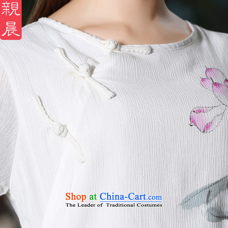 The pro-am improved day-to-day 2015 New Chinese Tang dynasty in the autumn long cotton linen Couture fashion sweater knit sweater 7 qipao sleeves code, the pro-am , , , shopping on the Internet
