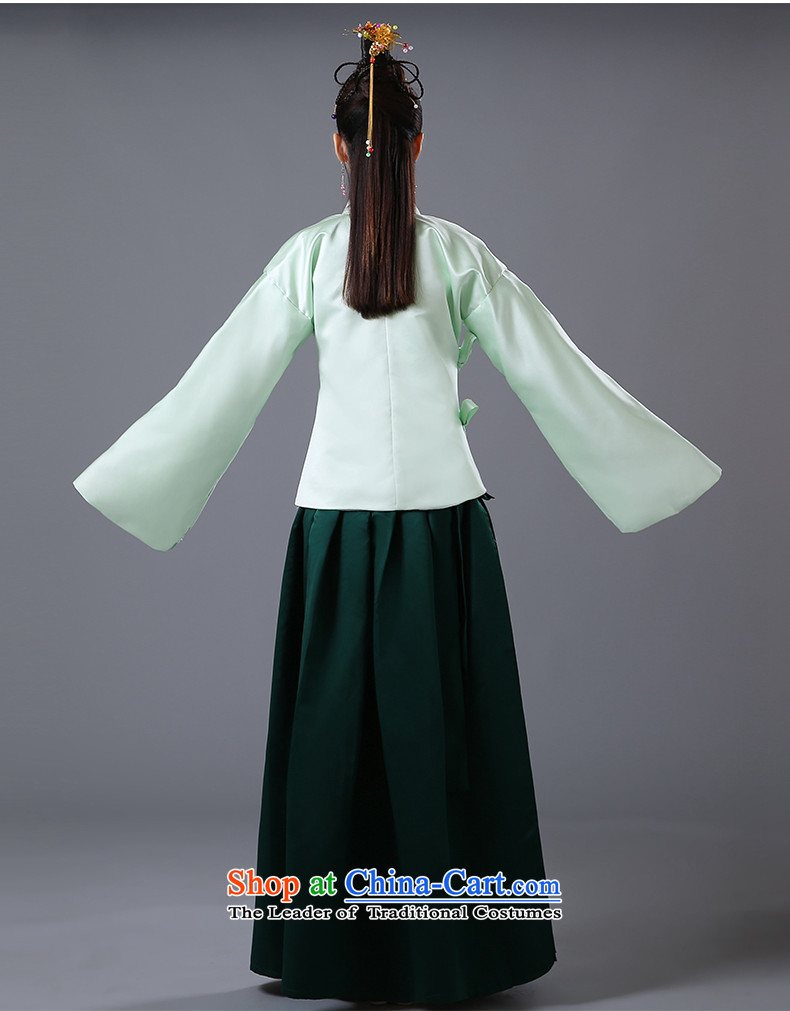 The Autumn and Winter Han-costume female plain Han-second track civil teahouse restaurants videos stage costumes princess national costume will light green and white dress code for both floor 160-175cm picture, prices, brand platters! The elections are supplied in the national character of distribution, so action, buy now enjoy more preferential! As soon as possible.