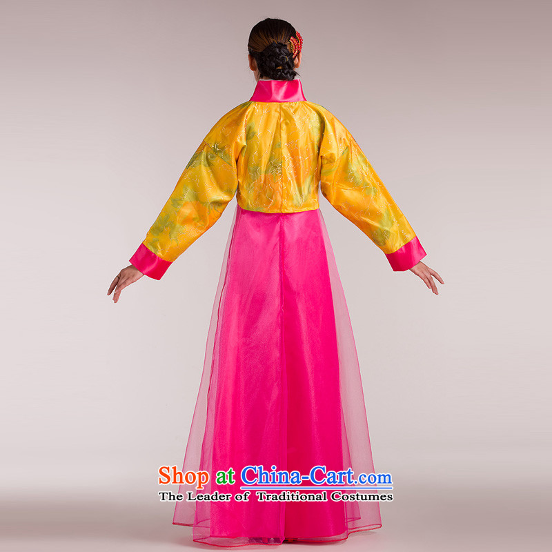 Time out of the Syrian cultural dance performances of classical serving traditional palace costume Hanbok dress chorus dress large petticoats deep red floor are suitable for time code 160-175cm, Syrian shopping on the Internet has been pressed.