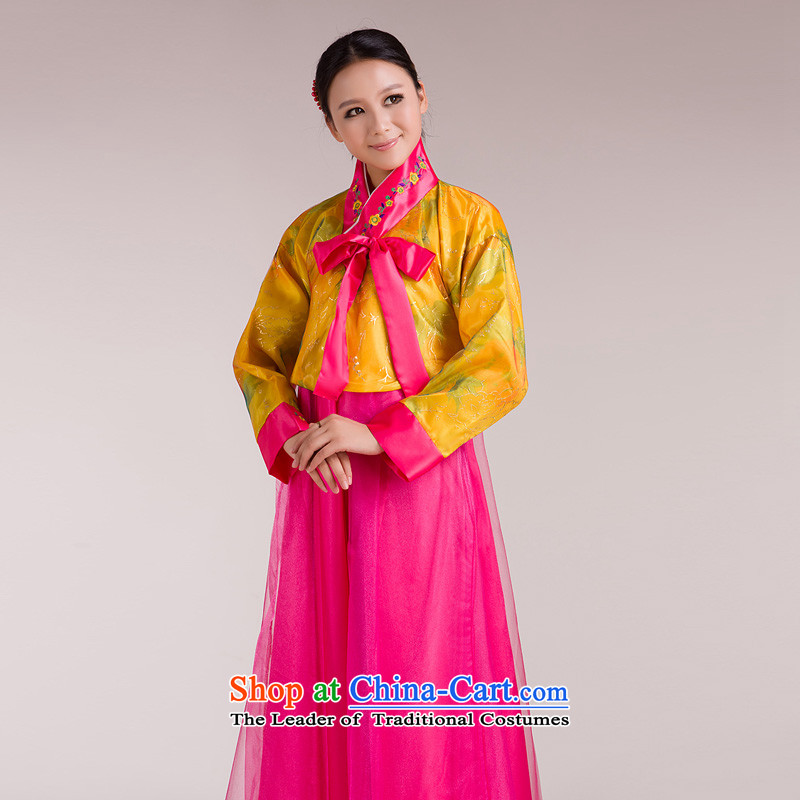Time out of the Syrian cultural dance performances of classical serving traditional palace costume Hanbok dress chorus dress large petticoats deep red floor are suitable for time code 160-175cm, Syrian shopping on the Internet has been pressed.