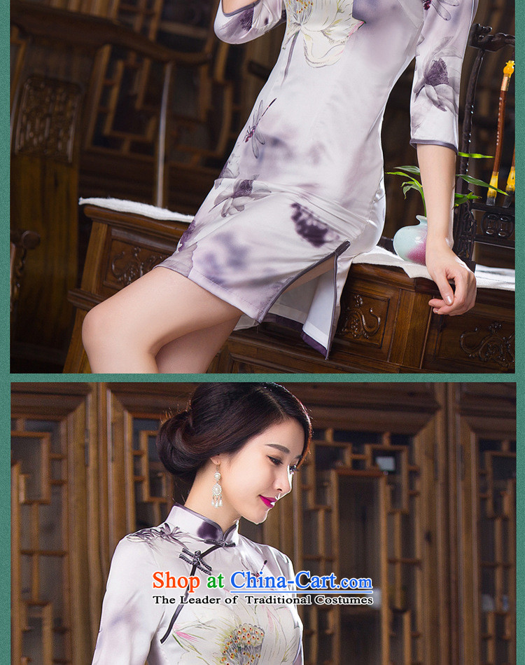 Yet, a new paragraph with daily retro improvements fall short of the mother in the Cuff cheongsam dress skirt SM9162 map color L picture, prices, brand platters! The elections are supplied in the national character of distribution, so action, buy now enjoy more preferential! As soon as possible.