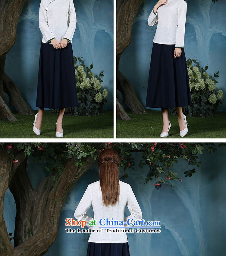 The pro-am cotton linen clothes 2015 new qipao Ms. Fall/Winter Collections daily Tang dynasty improved stylish long-sleeved shirt dresses 2XL Photo, prices, brand platters! The elections are supplied in the national character of distribution, so action, buy now enjoy more preferential! As soon as possible.