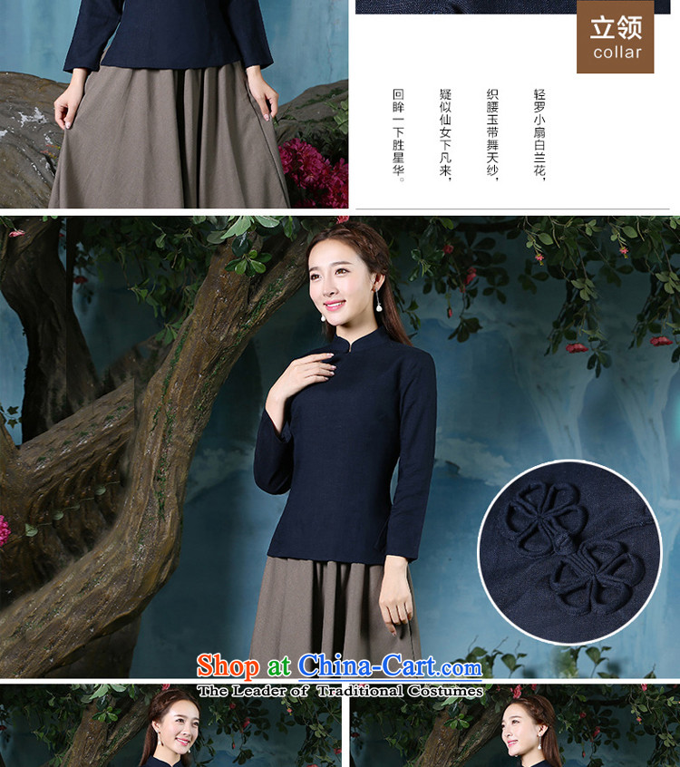 At 2015 new pro-summer daily improved stylish short-sleeved cotton linen dresses Chinese qipao shirt shirts female retro +MQ31 card its long skirt S picture, prices, brand platters! The elections are supplied in the national character of distribution, so action, buy now enjoy more preferential! As soon as possible.