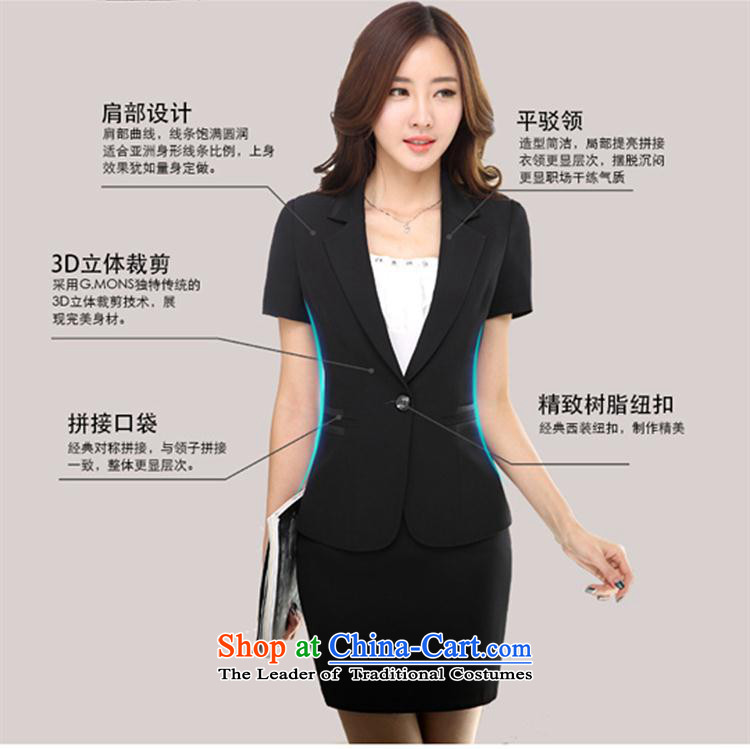 Web soft clothes summer attire 2015 female kit skirt summer short-sleeved jacket is stylish, Sau San Ms. OL overalls gray M picture, prices, brand platters! The elections are supplied in the national character of distribution, so action, buy now enjoy more preferential! As soon as possible.