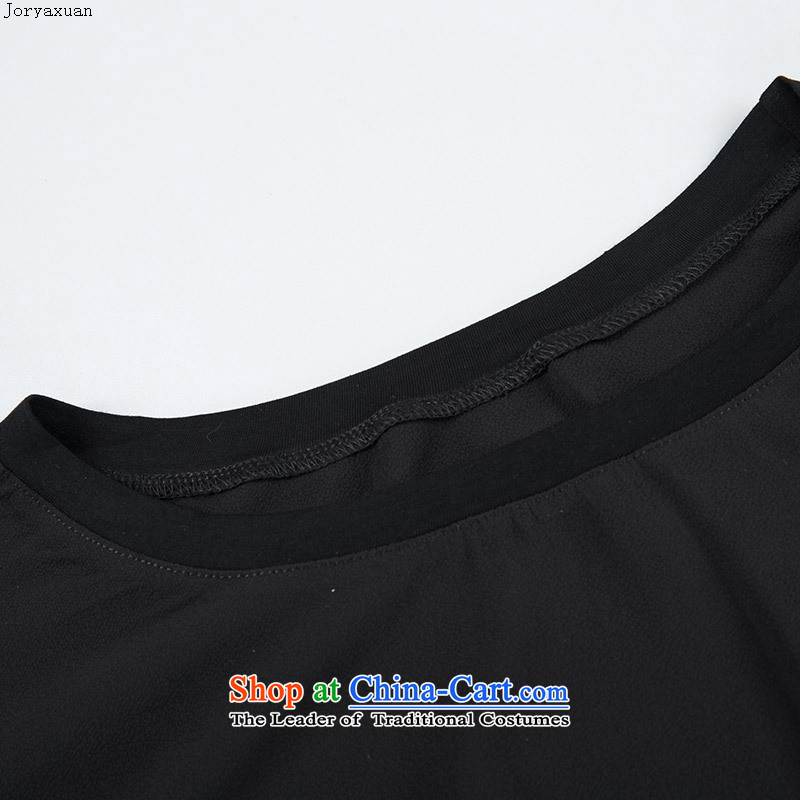 Soft Clothes Summer web short-sleeved T-shirt female 2015 Summer new Korean loose bat sleeved shirt Kit and 7-sleeved black , L, Zhou Xuan Ya (joryaxuan) , , , shopping on the Internet