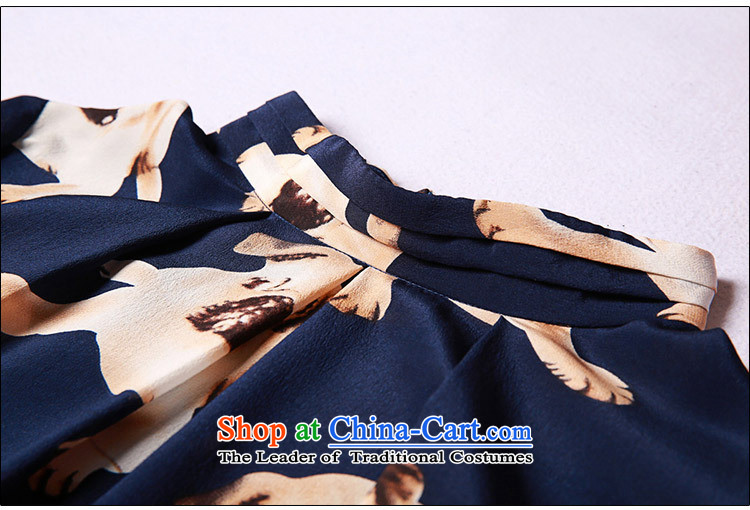 Soft luxury clothing web women 2015 Ms. spring coat Shar Pei silk sweater stamp 3D Blue L picture, prices, brand platters! The elections are supplied in the national character of distribution, so action, buy now enjoy more preferential! As soon as possible.