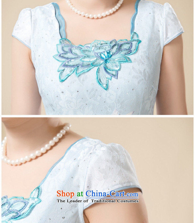 New Stylish retro fitted snap-qipao girls temperament Sau San Tong load improved dresses HZMWL1820 green M picture, prices, brand platters! The elections are supplied in the national character of distribution, so action, buy now enjoy more preferential! As soon as possible.